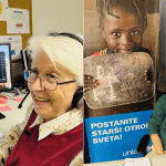 Medgeneracijsko sodelovanje v klicnem centru Unicef Slovenija.